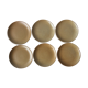 Set of 6 dessert plates made of sandstone