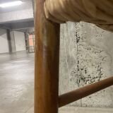 High straw chair for children