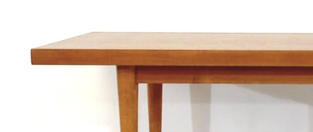Scandinavian dining table in teak
