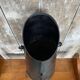 Antique black metal ash coal bucket vintage umbrella holder