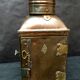 Ancient naval flag lantern in ancient copper semaphore lamp 19th century