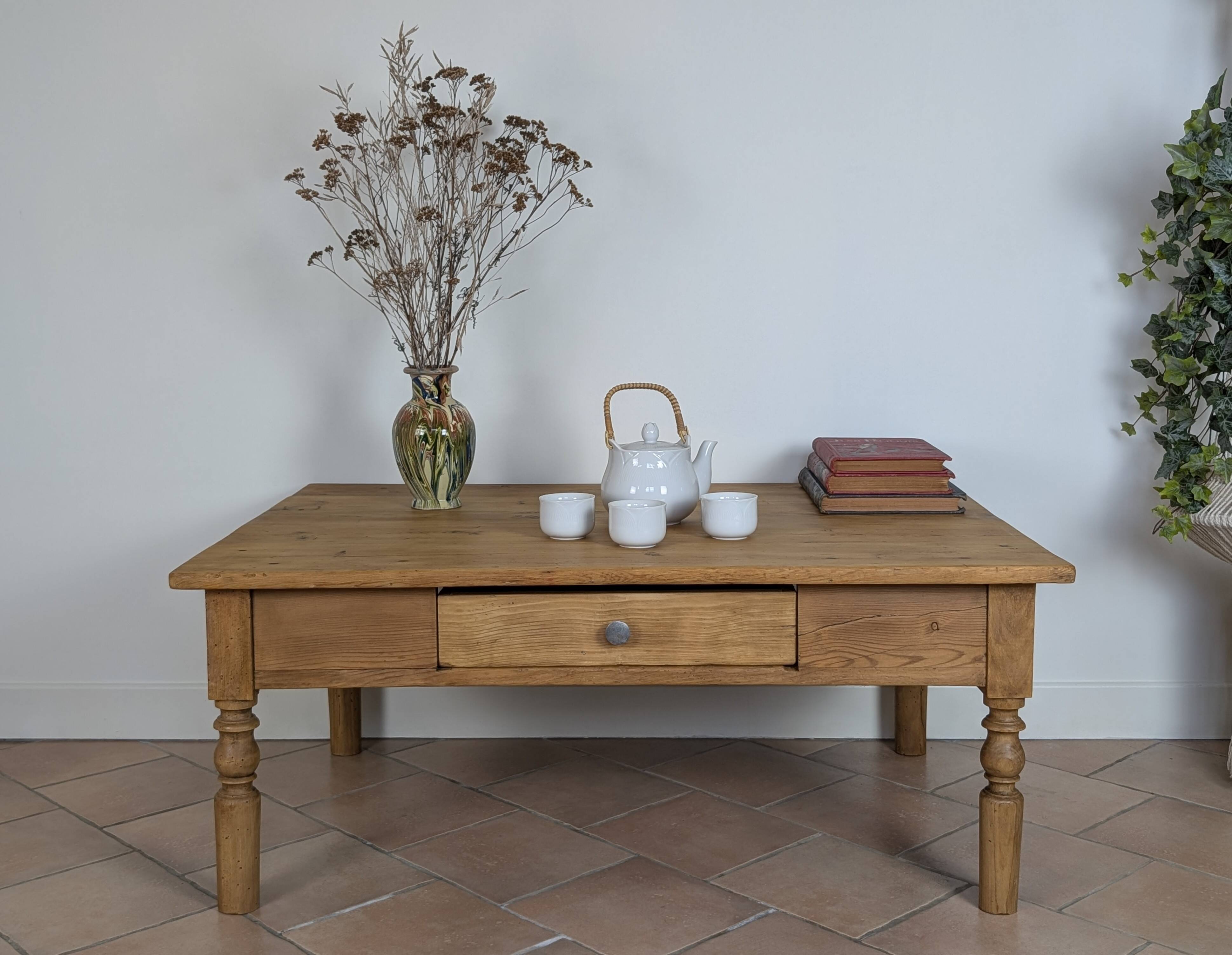 Pine coffee table