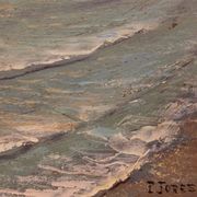 Grande peinture marine de Pierre Forest - Côte d'Azur, années 1920/1930