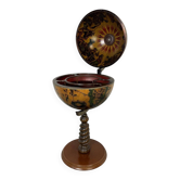 Large vintage Italian classical globe bar cabinet, 1970s
