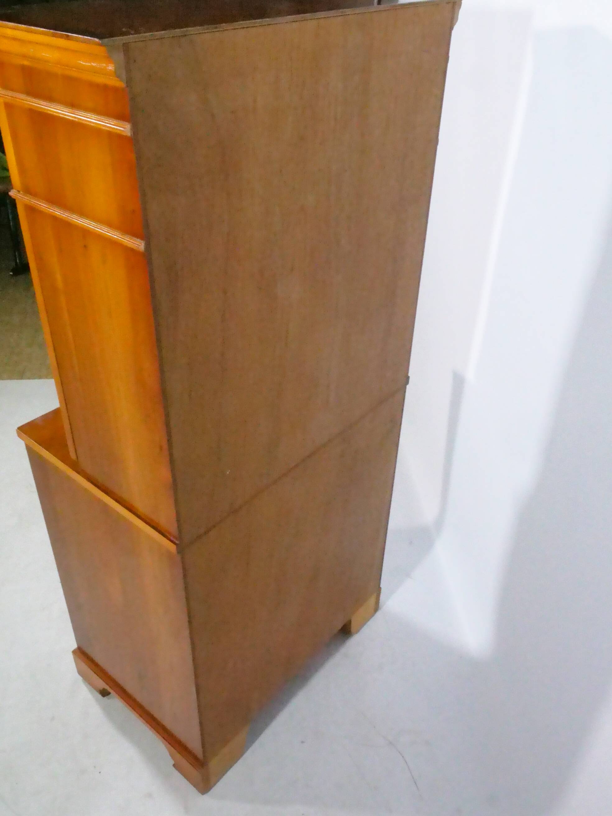 Antique Secretary Walnut Vintage Chest of Drawers
