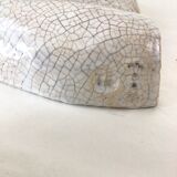 Woman bust in cracked ceramic Art deco