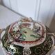 Saucière antique avec couvercle Maçons en porcelaine anglaise Chinoiserie F
