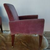 Olivier Gagnère Pair of café Marly armchairs