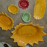 Vintage "sunflower" appolia hollow dishes