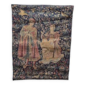 Vintage Belgian tapestry 'The Concert' by Ter Waes, 1960s