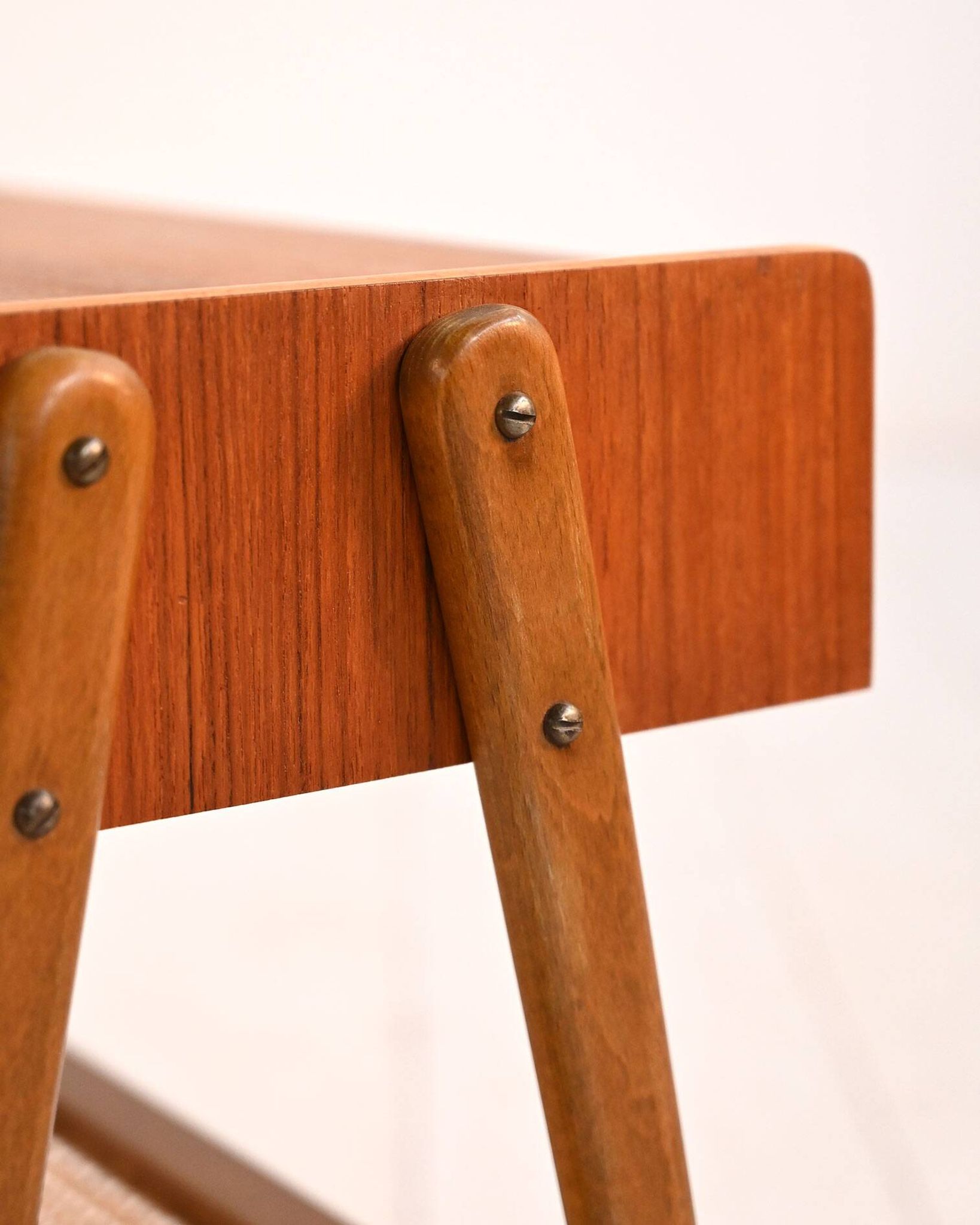 1950s Scandinavian teak bedside table