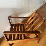 Vintage wooden armchair for children 1960