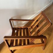 Vintage wooden armchair for children 1960