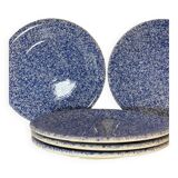 5 speckled plates