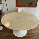 Saarinen table Knoll vintage 137 cm white marble