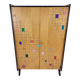 Vintage Wood Wardrobe, 1960s
