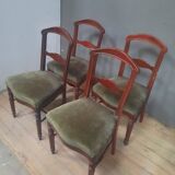 Set of four nineteenth century chairs