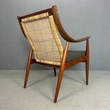 Peter Hvidt& Orla Mølgaard-Nielsen FD146 Cane Back Easy Chair, Denmark