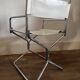 Mid-century director's chair Lafuma vintage chair from the 70s.