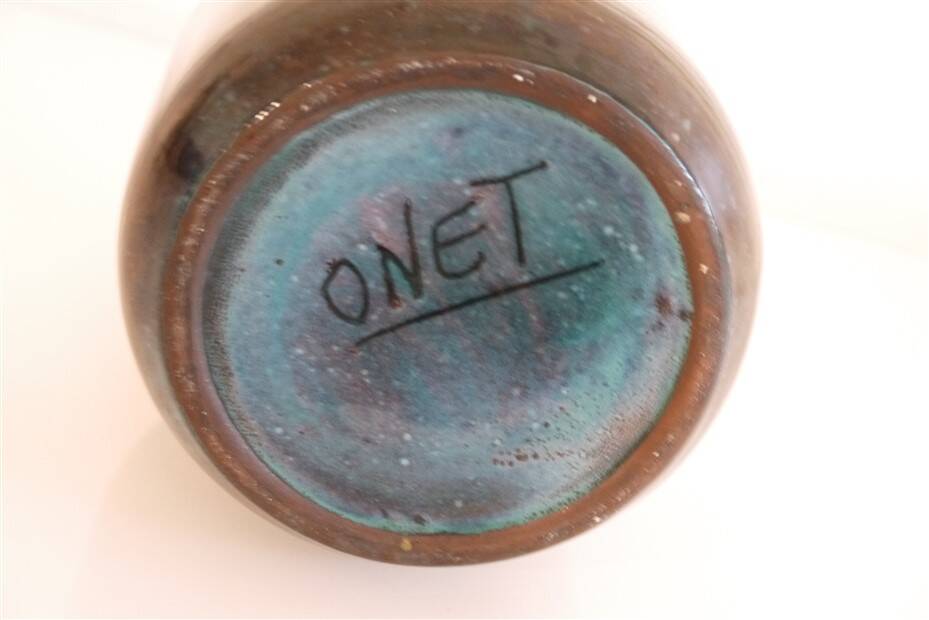 Glazed ceramic vase by Daniel Chaponet