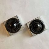 Cosack wall sconces in tinted glass from the 1970s.