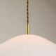 Elpis Pendant by Luigi Massoni for Guzzini in Plexiglass & Brass, 1970s
