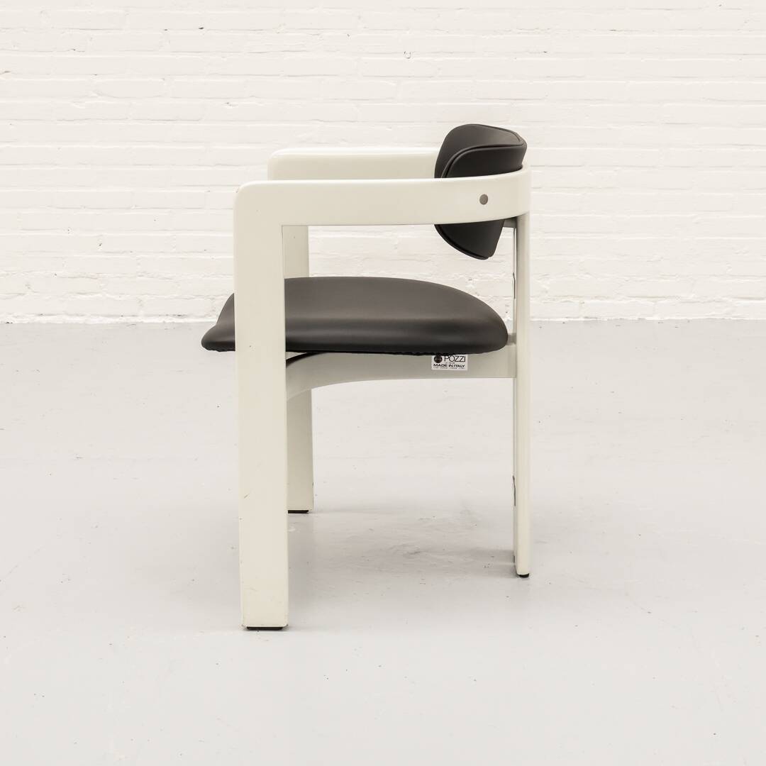 Chaise de salle à manger Pamplona par Augusto Savini pour Pozzi 1970