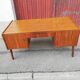 Vintage desk 2 doors 1 drawer compass feet