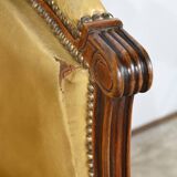 Fauteuil de Bureau Pivotant en Hêtre, style Louis XVI – Fin XIXe