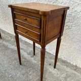 Pair of Louis XVI style bedside tables
