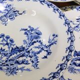 6 Gien Chardons soup plates (12)
