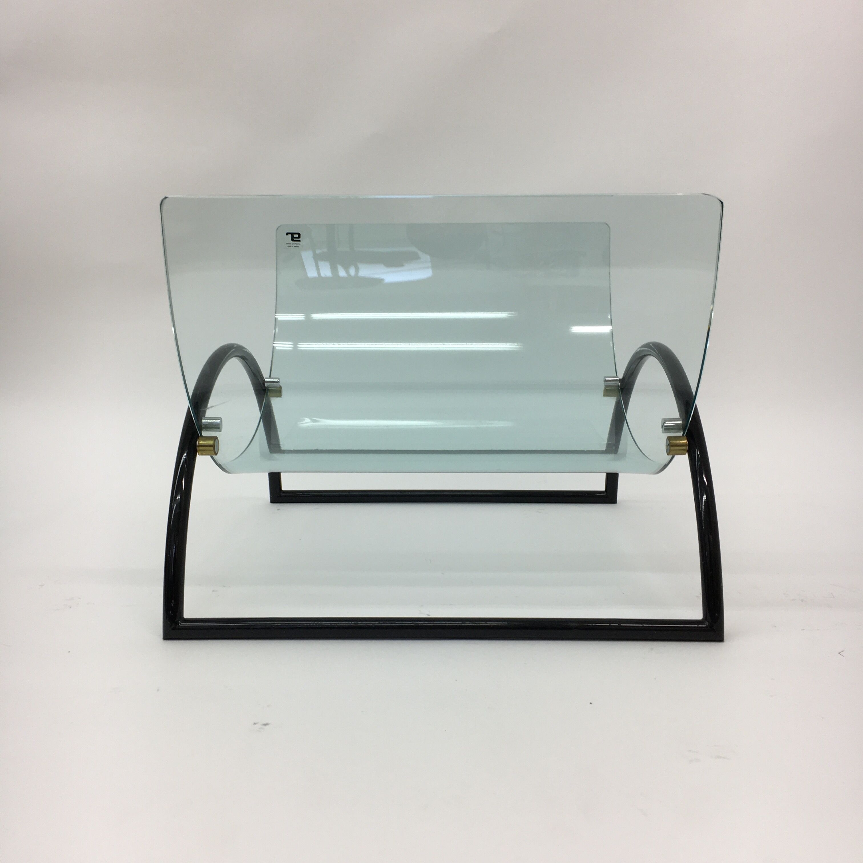 Italian magazine rack, 1980's, Gallotti & Radice