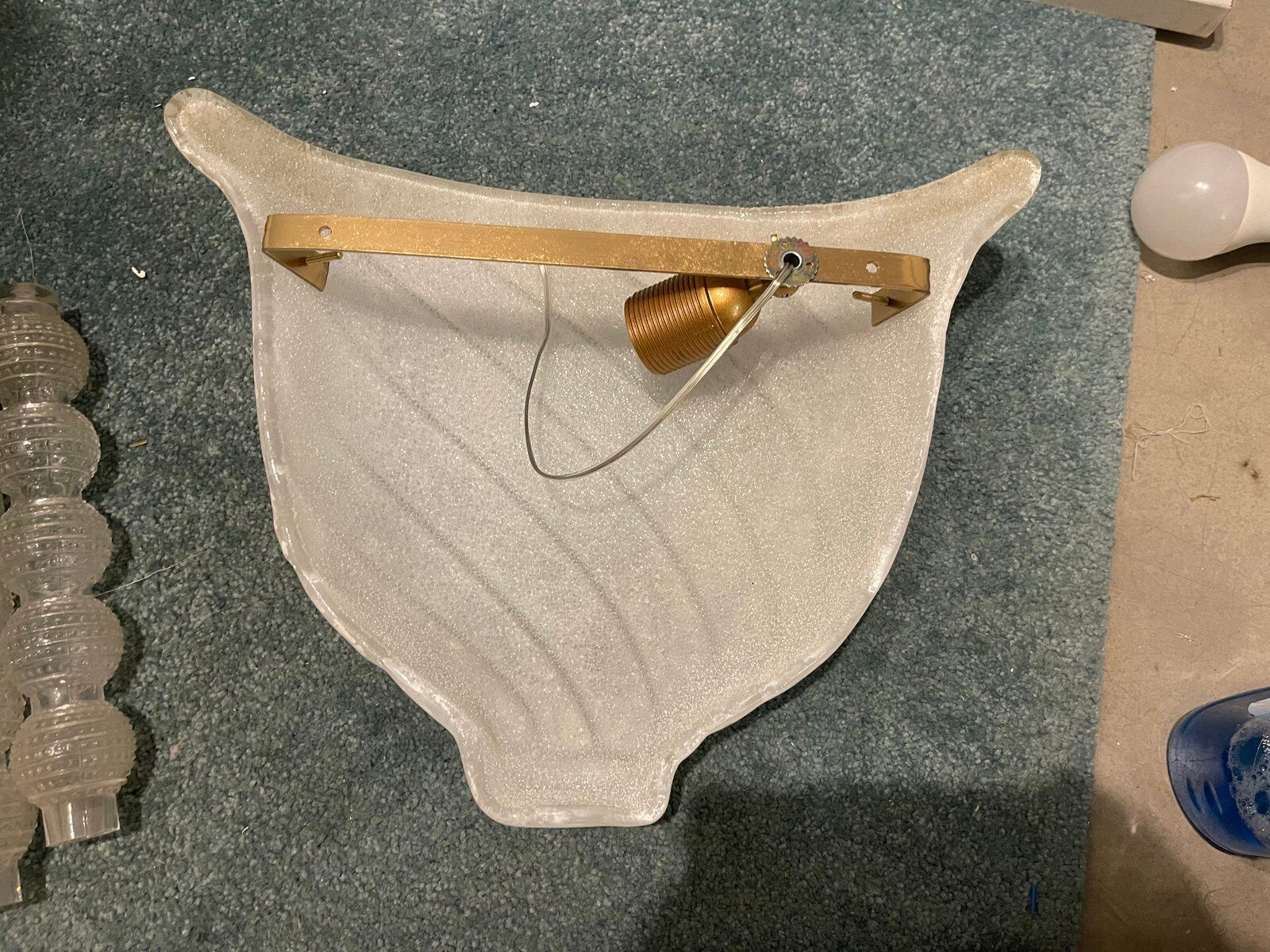 Large Murano Glass Sconces, Set of 2