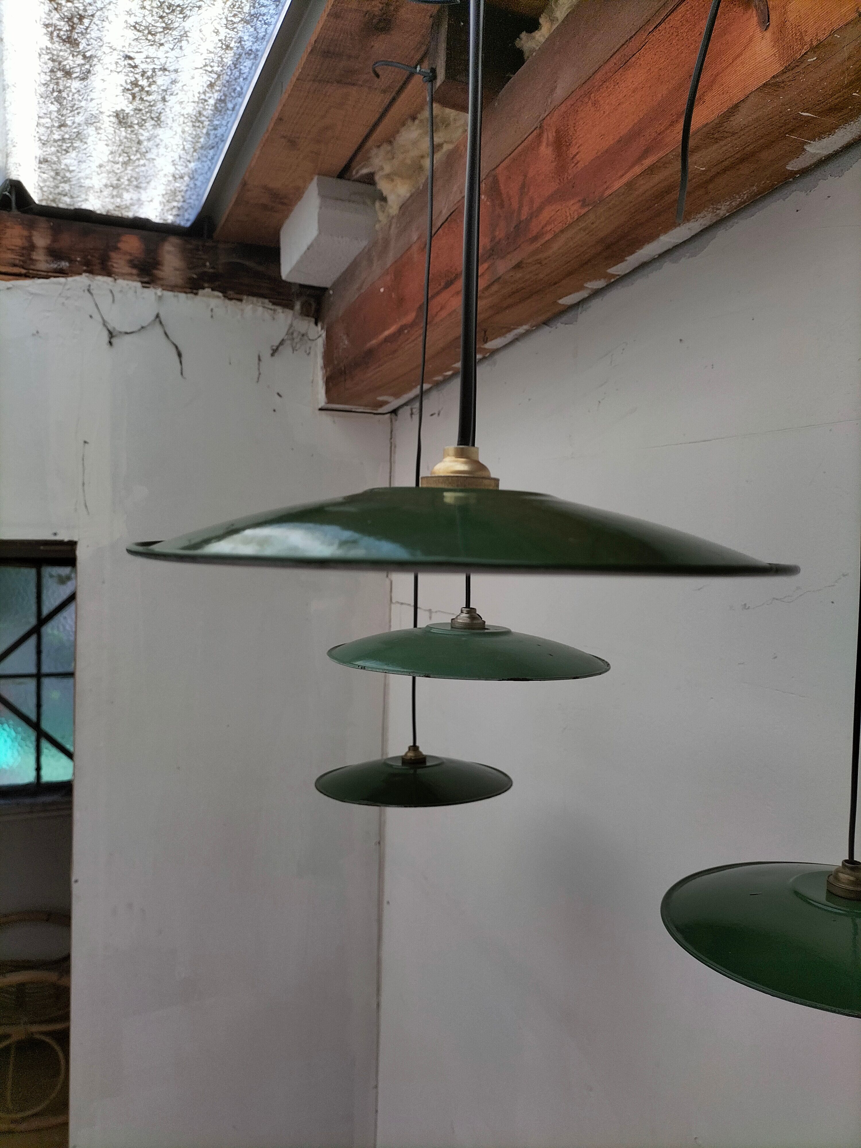 Set of antique lamps