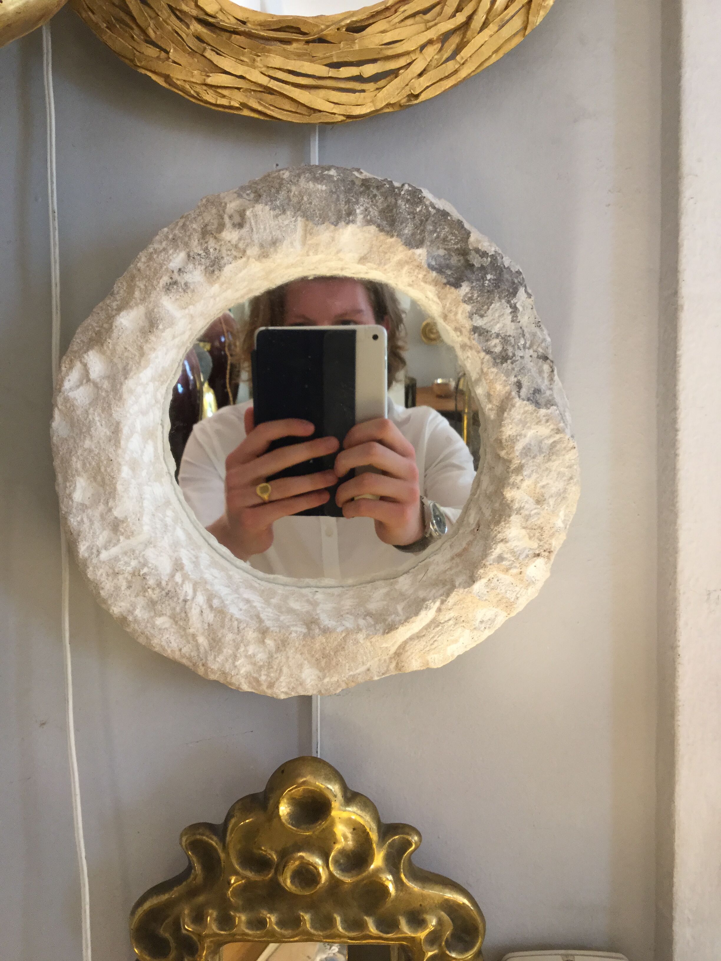 Miroir en pierre
