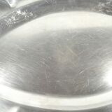 Flat oval silver metal Boulenger