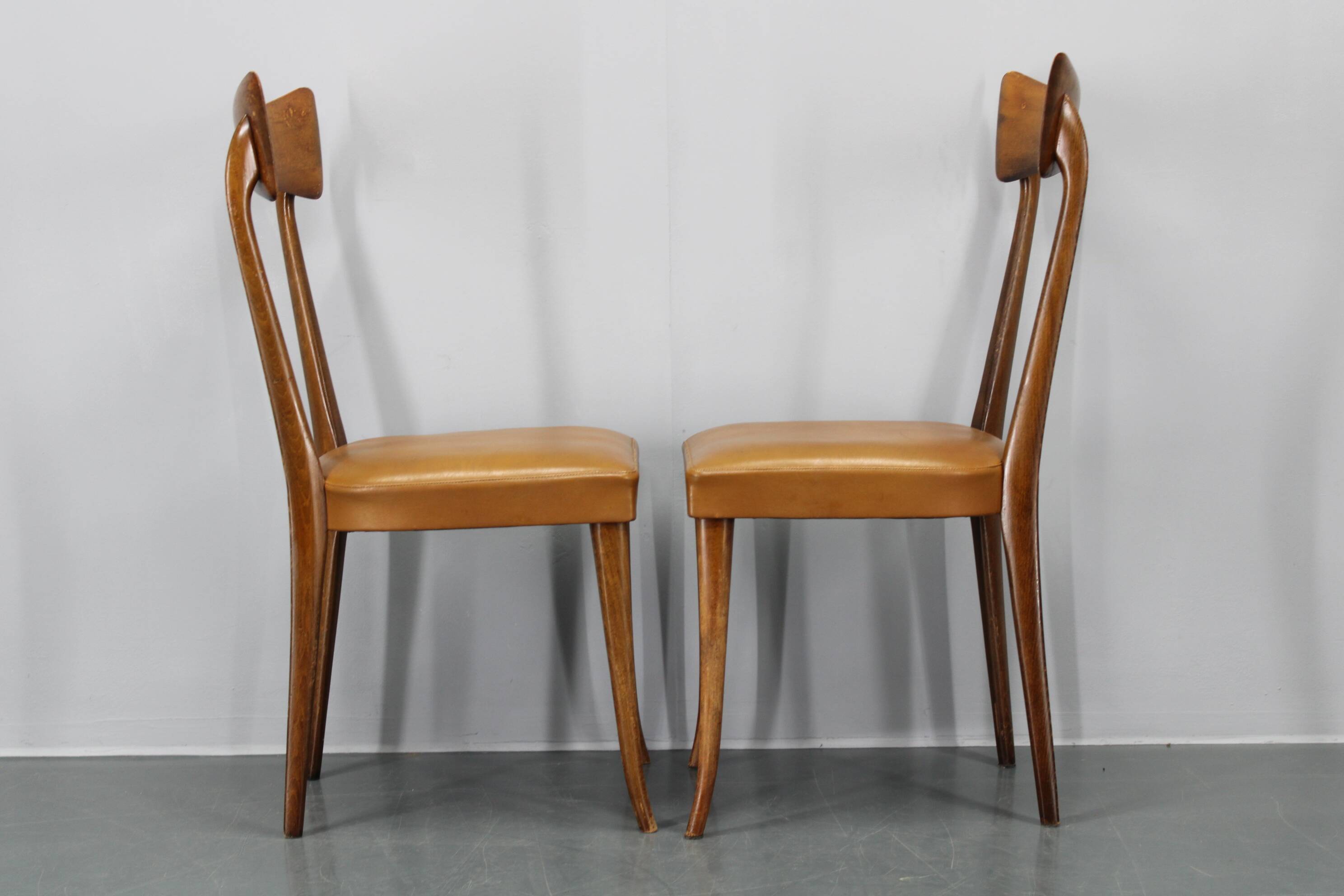 1950s Set of Four Italian Dining Chairs