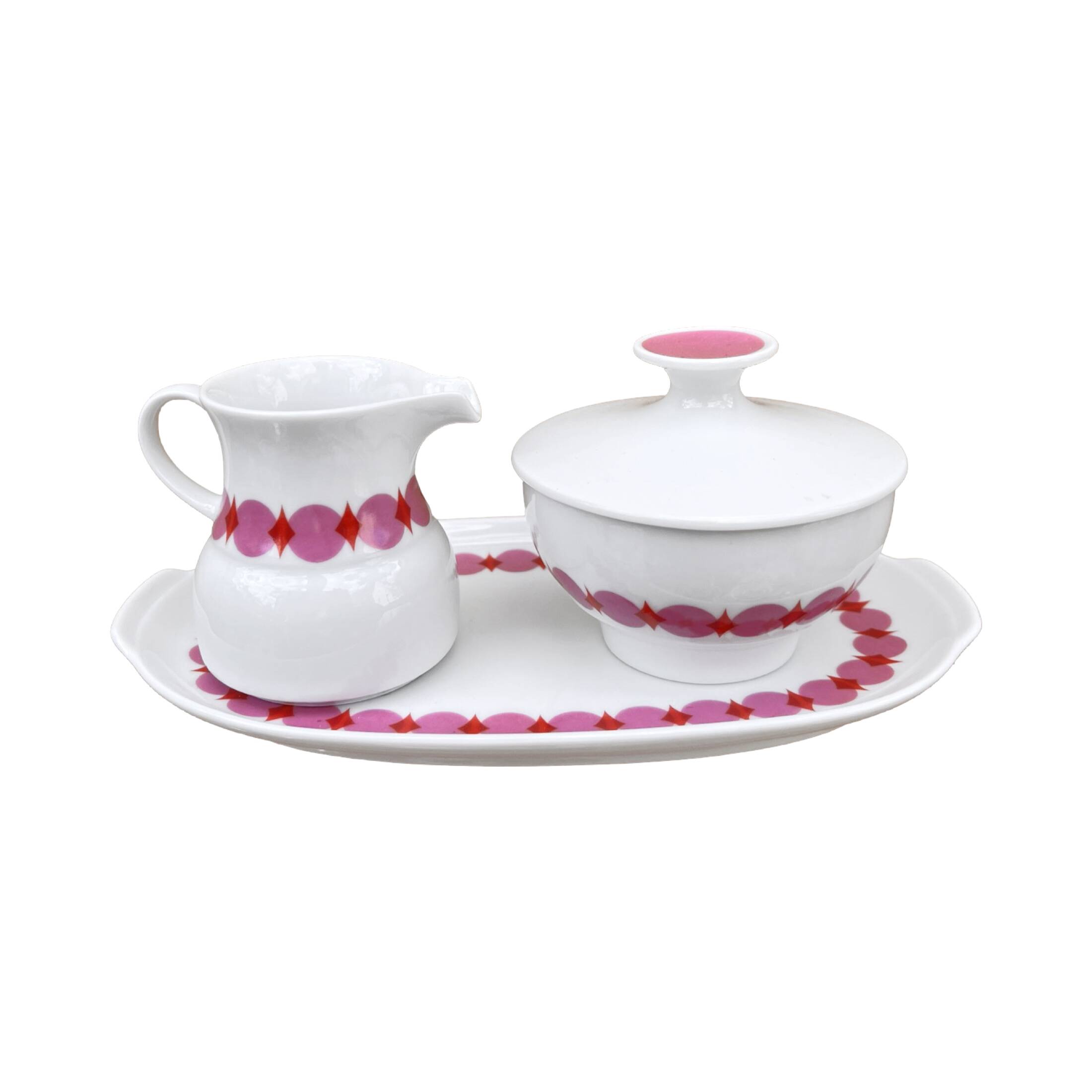 Thomas-Rosenthal porcelain coffee service, Germany, 1970s.