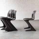 Dining chairs ‘Z-chair’ by Ernst Moeckl