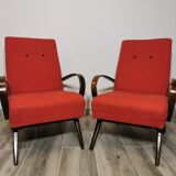 Fauteuils vintage par Jaroslav Smidek