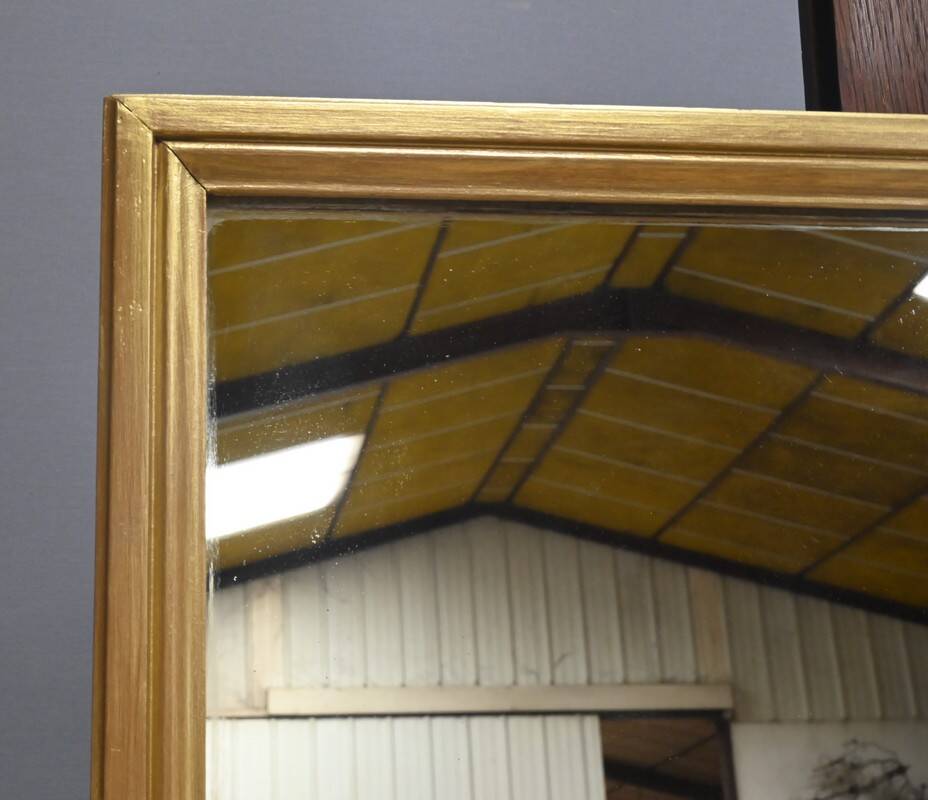 Gilded Wood Mirror, Maison Texier, Nantes – Late 19th Century