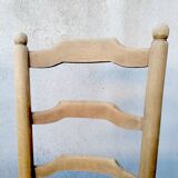 2 vintage straw chairs