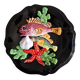 Trompe l'oeil plate