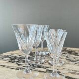 Saint Louis Crystal Glass Service, Cerdagne Pattern, 20th Century