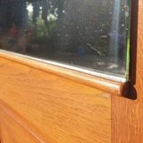 Art Deco door mirror with 5 staples