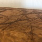 Storage unit art deco style in burled satinwood