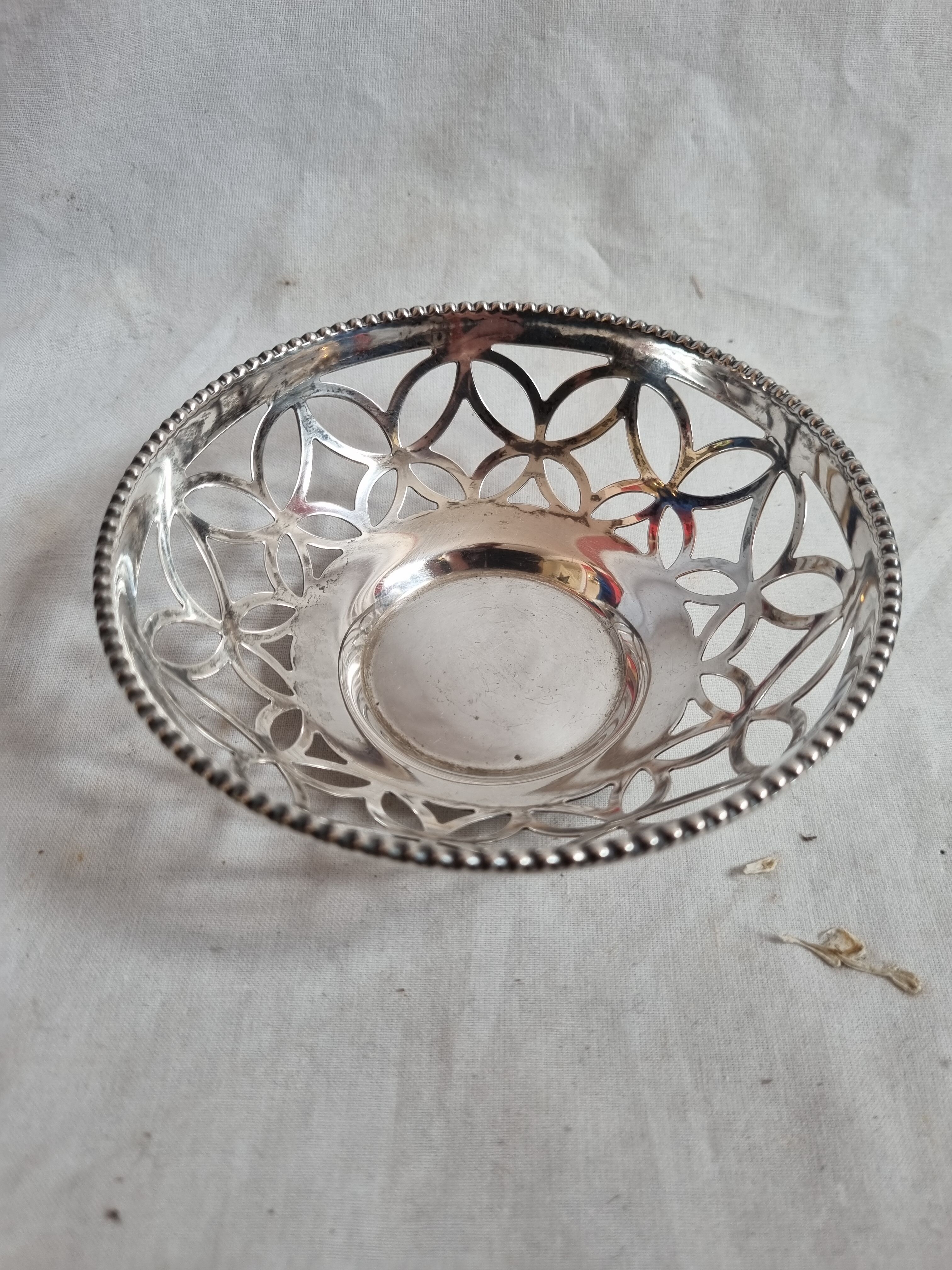 Silver metal cup Shefield England