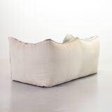 Mario Bellini 2-Seat Le Bambole Sofa for C&B Italia in Leather & Fabric 70s
