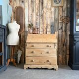 Commode anglaise, scriban rénové