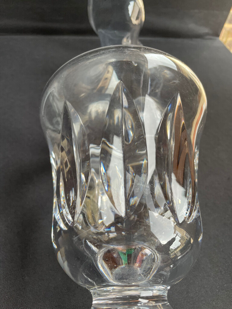 Carafe broc ewer (1) - Art Nouveau - Blown and cut crystal